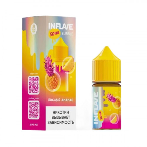 INFLAVE BUBBLE Кислый ананас 30мl. 2%